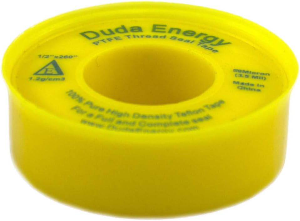 Duda Energy 250 Rolls Yellow Teflon Seal Tape 34 x 260