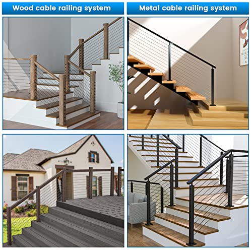 Muzata 20 Pack Cable Railing Tensioner Kit CR316