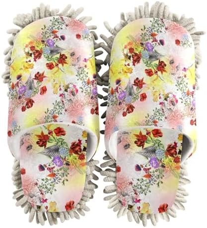 Kigai Microfiber Slippers with Flower Design for All Seasons