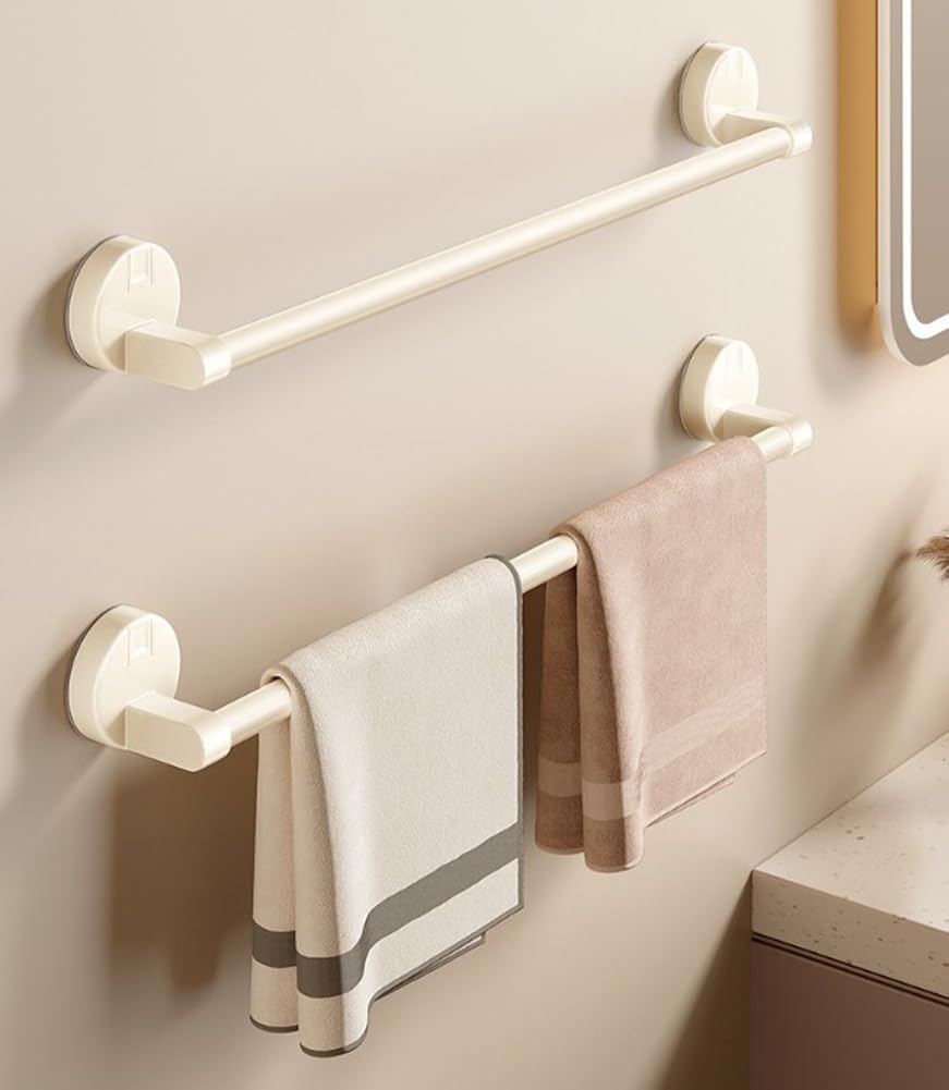 YUURO 12 Inch Stainless Steel Suction Cup Towel Bar