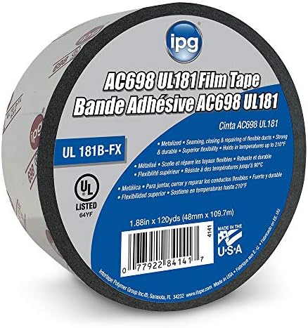 IPG AC698 UL181 HVAC Masking Tape