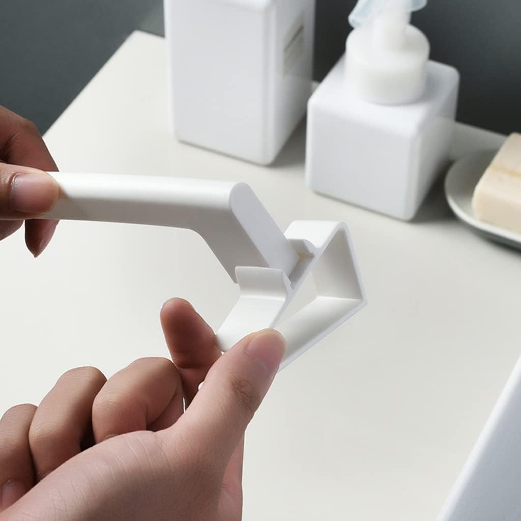 BOLOUY Towel Rack Over Door Holder for Bathroom Kitchen Cabinet