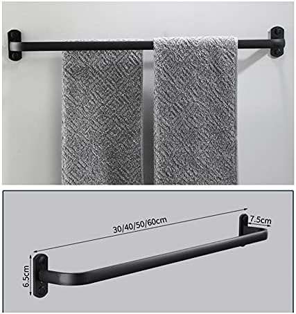 BOCbco Black Towel Rail 4050Cm Wall Mounted