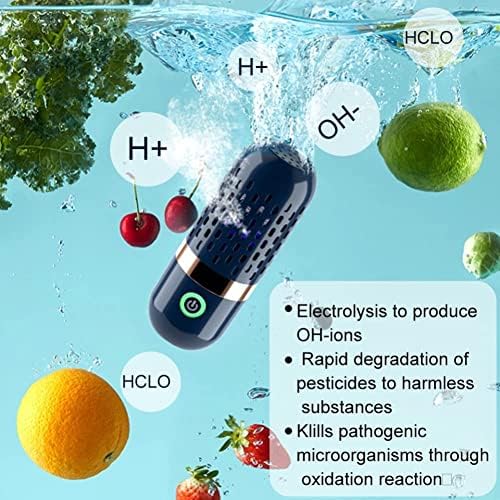 Havamoasa 1PC Fruit Cleaner Portable USB Rechargeable
