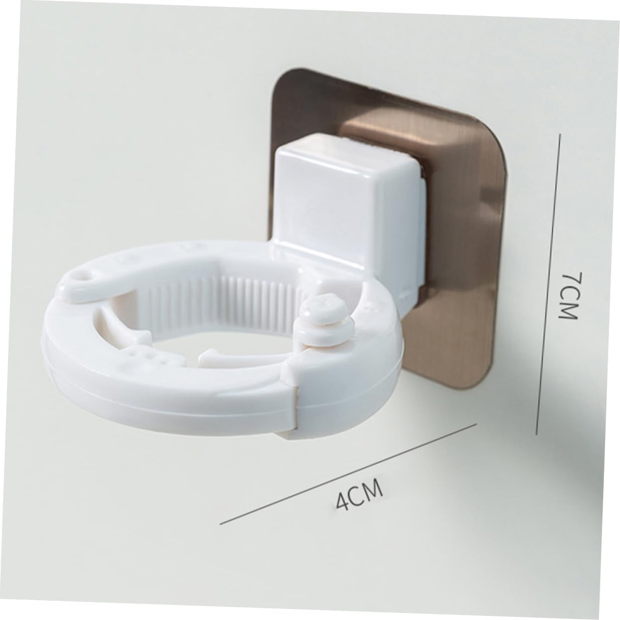 KONTONTY 3pcs Shower Gel Bottle Rack Anti-Falling Wall No Punching