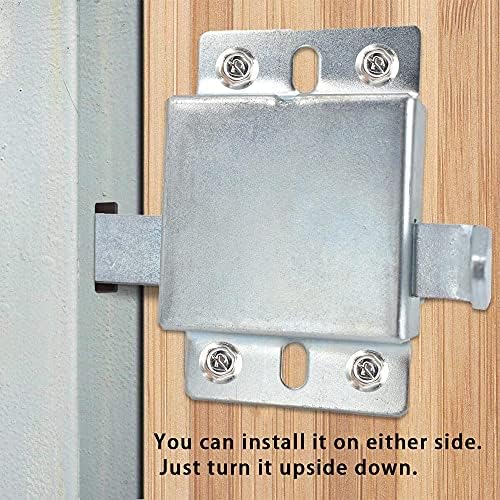 Garage Door Side Lock Inside Deadlock 2 Pack