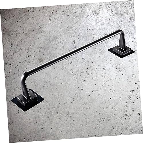 NUOBESTY Plastic Towel Bar Black