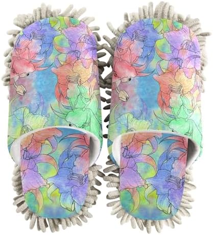 Kigai Microfiber Slippers with Flower Design