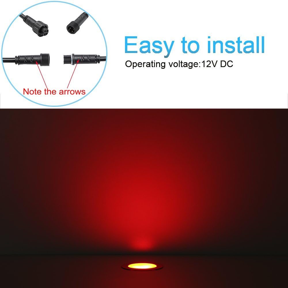 FVTLED WiFi Deck Light Kit with RGBW 6pcs