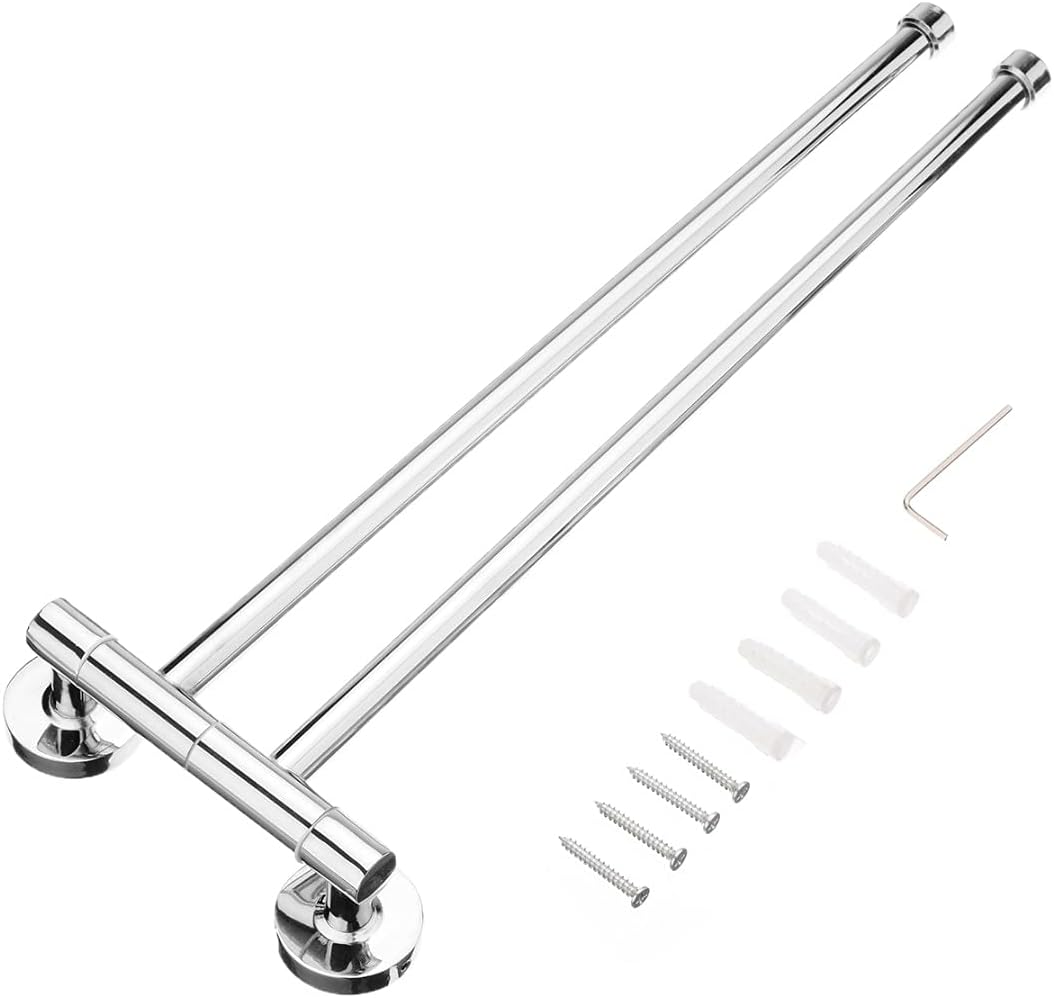 BOCbco 1Pc Stainless Steel Swivel Towel Rail 1