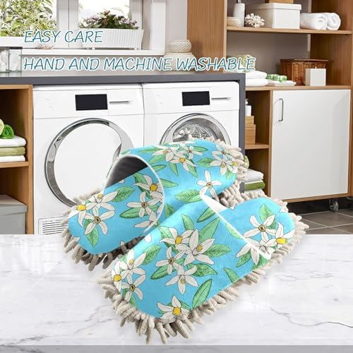 Kigai Microfiber Slippers with Floral Spring Pattern