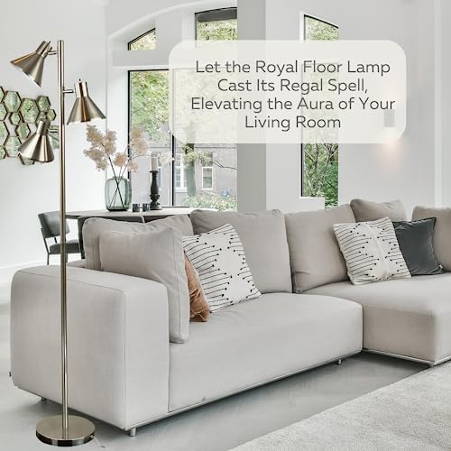LIGHTACCENTS Tree Floor Lamp with 3 Adjustable Lights