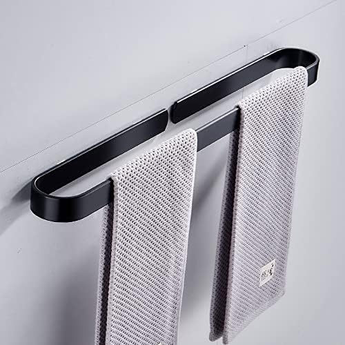 TYZK 30cm Black Wall Mounted Towel Bar