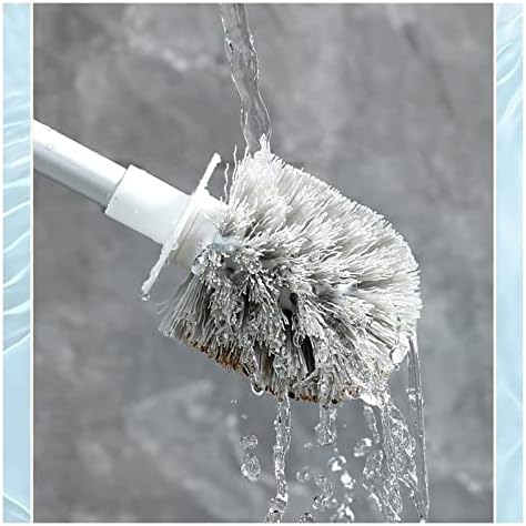 KIZQYN Toilet Brush Set with Soft Hair and Long Handle