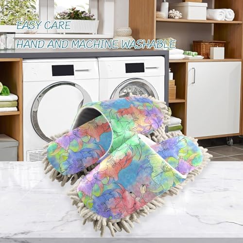 Kigai Microfiber Slippers with Flower Design