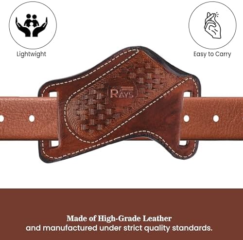 RRAYS Leather Knife Sheath for Belt Pocket