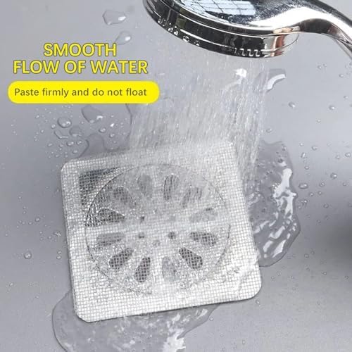 4 X 4 Disposable Hair Catcher Drain Sticker
