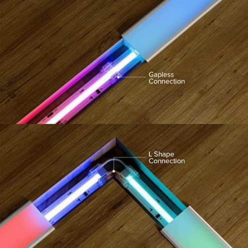BTF-LIGHTING 3Pin COB LED Strip Connector Kit 8 Pairs 12mm Wide