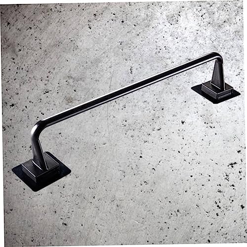 Jojofuny Plastic Towel Bar No Drill Bathroom Holder