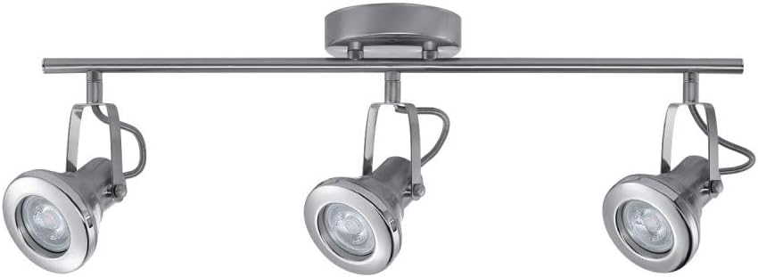 Globe Electric 3-Light Track Lighting with LED Bulbs