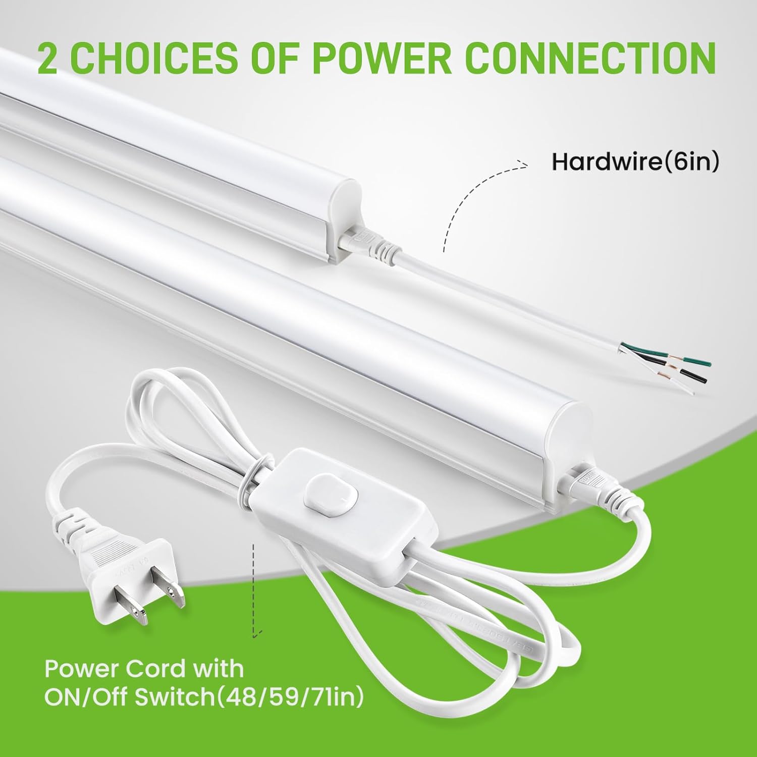 Pak 4FT LED Shop Light 6-Pack Cool White 2300LM