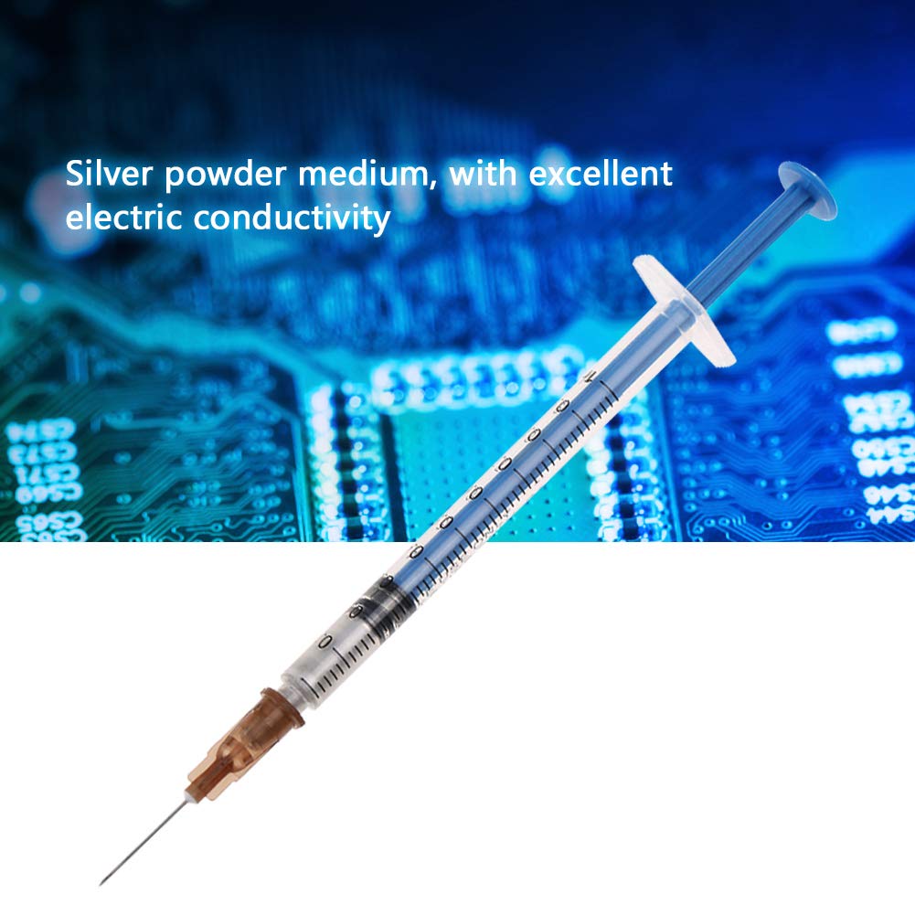 Silver Conductive Epoxy Adhesive for Keyboard Repair 07ML