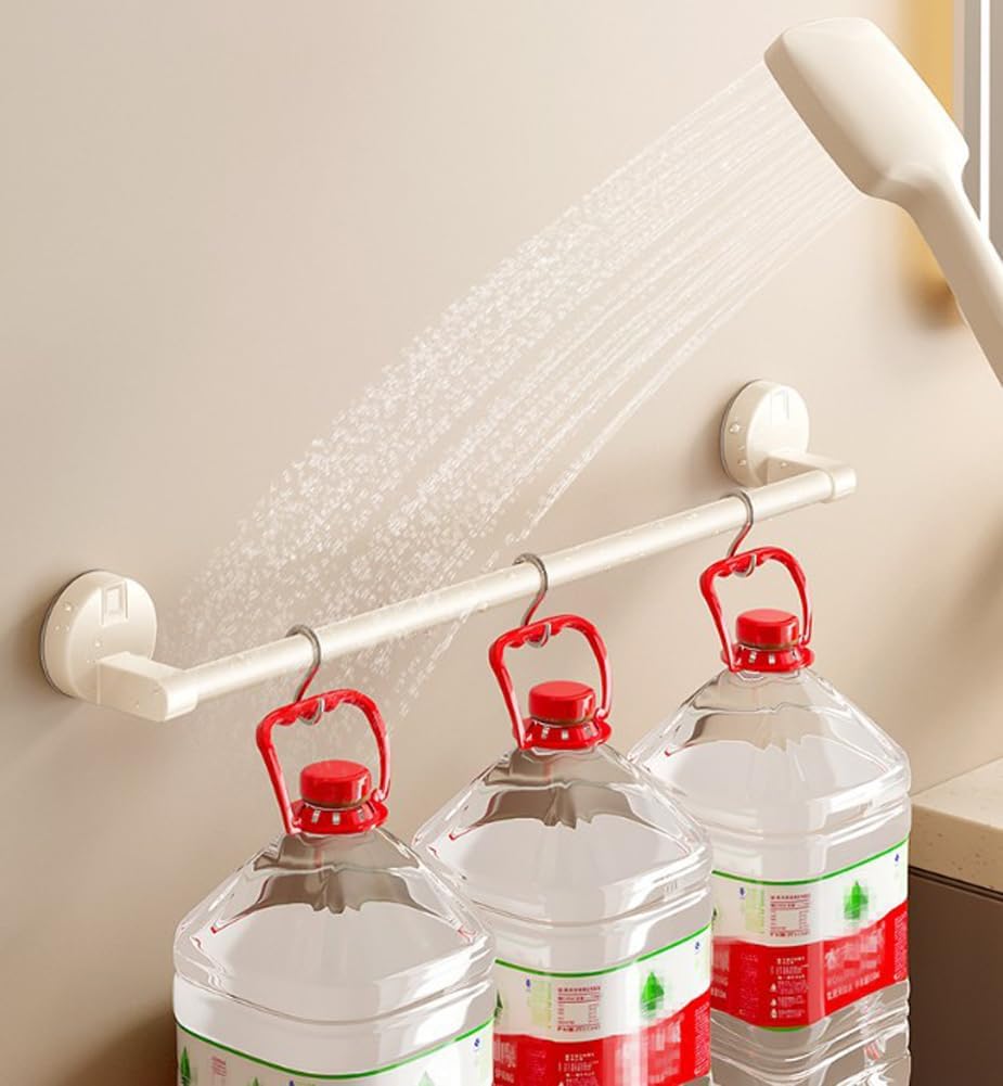 YUURO 12 Inch Stainless Steel Suction Cup Towel Bar