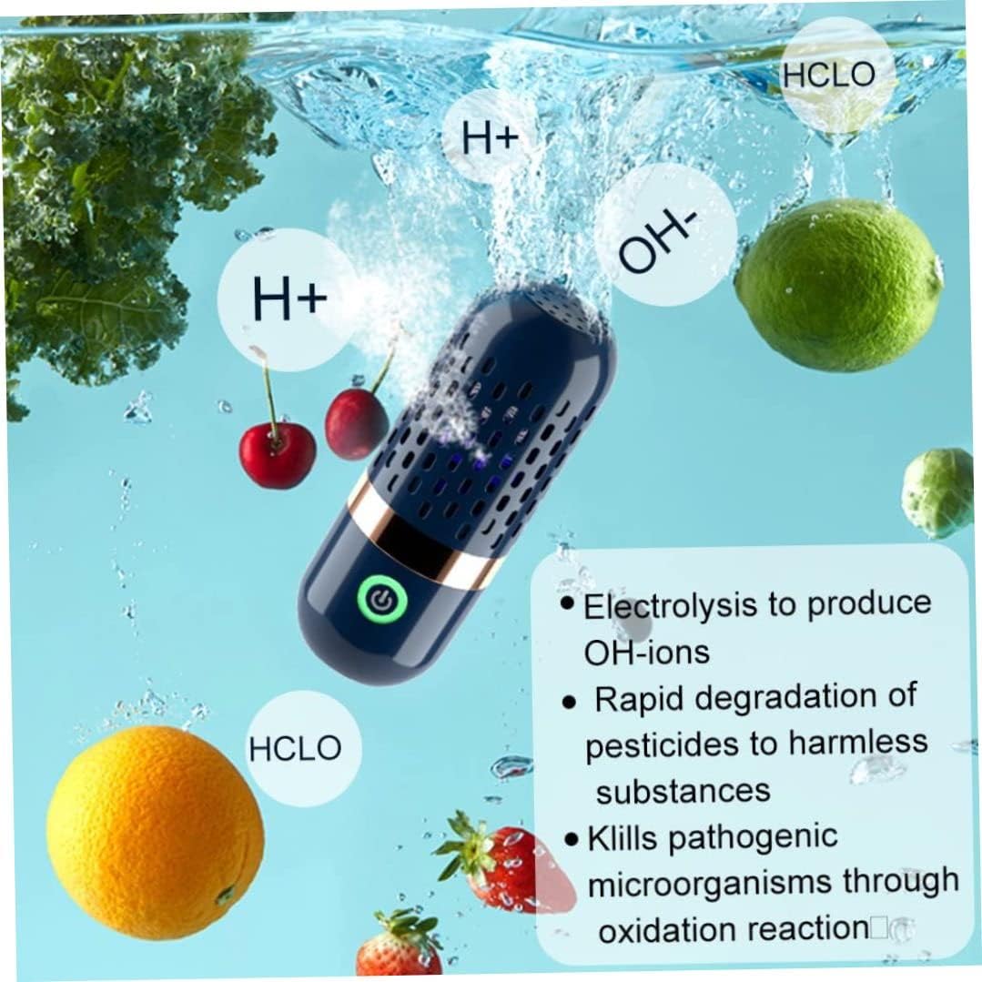 Havamoasa 1PC Fruit Cleaner Portable USB Rechargeable