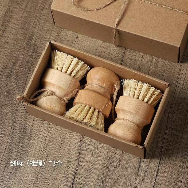 CSCDD Sisal 3 Pack Cleaning Brush Set