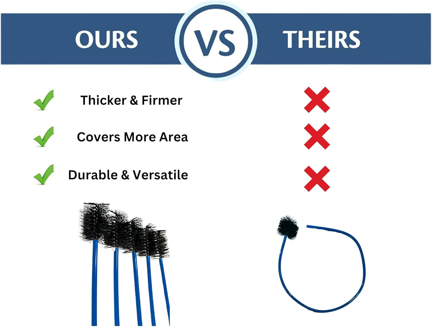 1575 Flexible Condensate Trap Drain Brush for AC HVAC