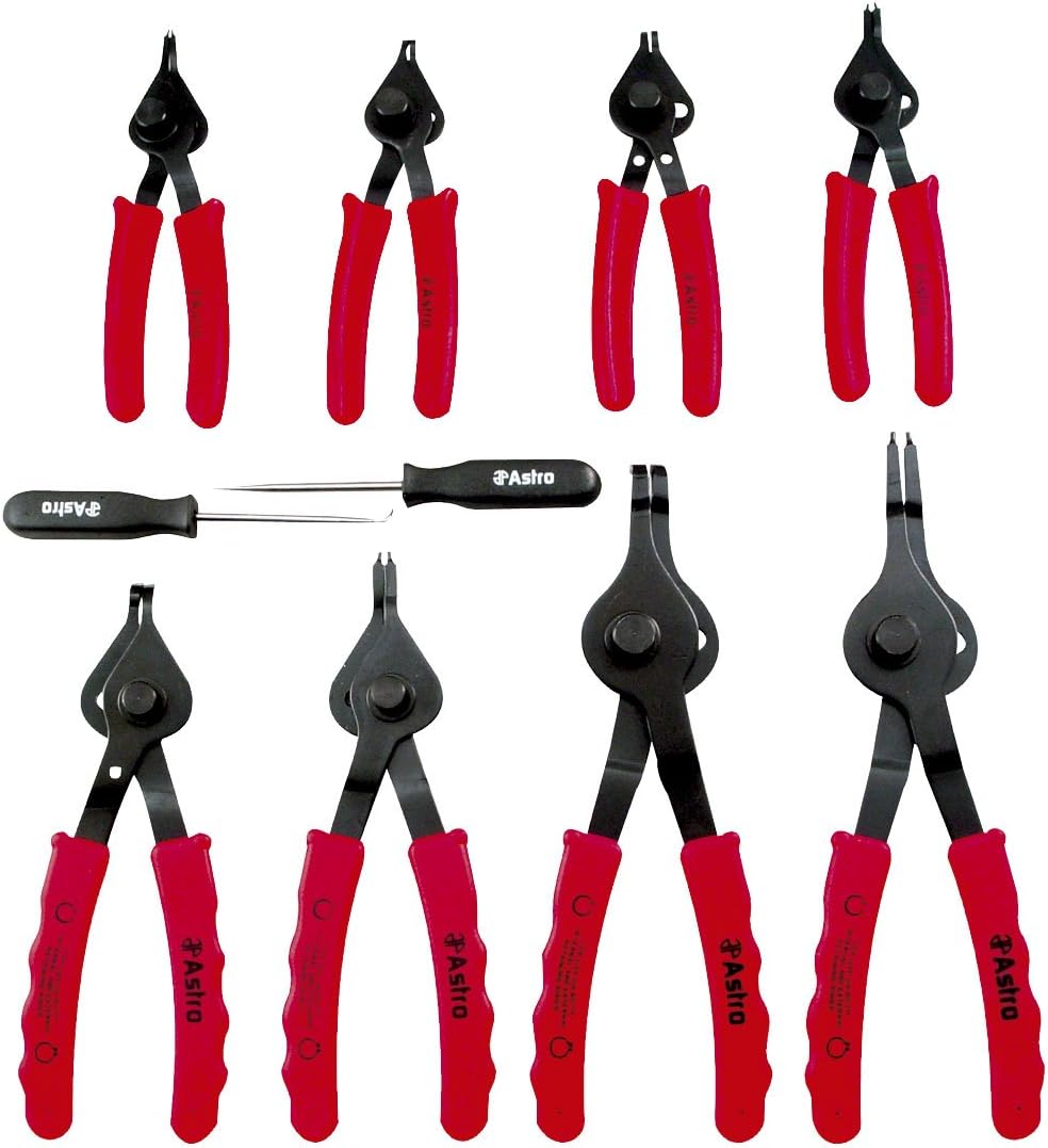 Astro 9401 10-Piece Snap Ring Pliers Set 1