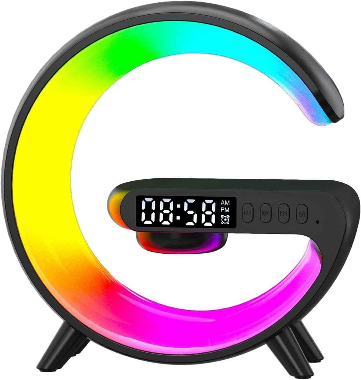 LED Atmosphere Lamp with Bluetooth Speaker and Charging Function