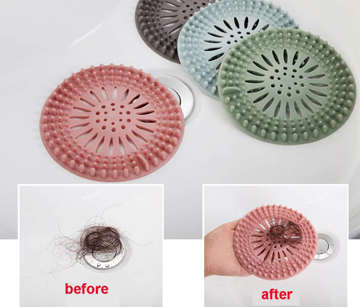 UpTuoLi Hair Catcher Drain Strainer 3 Pack