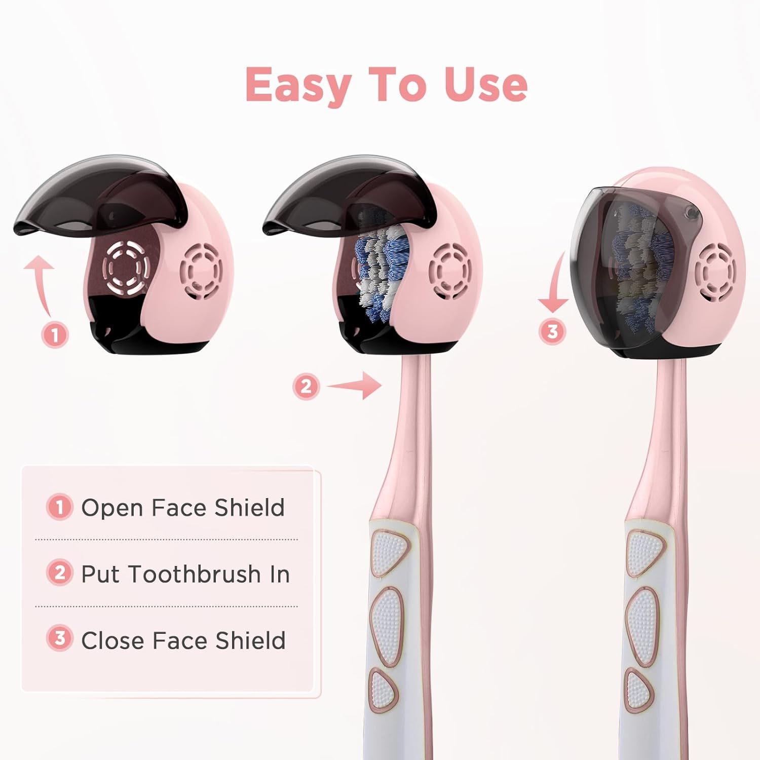 Frekare Helmet Toothbrush Covers 4 Pack