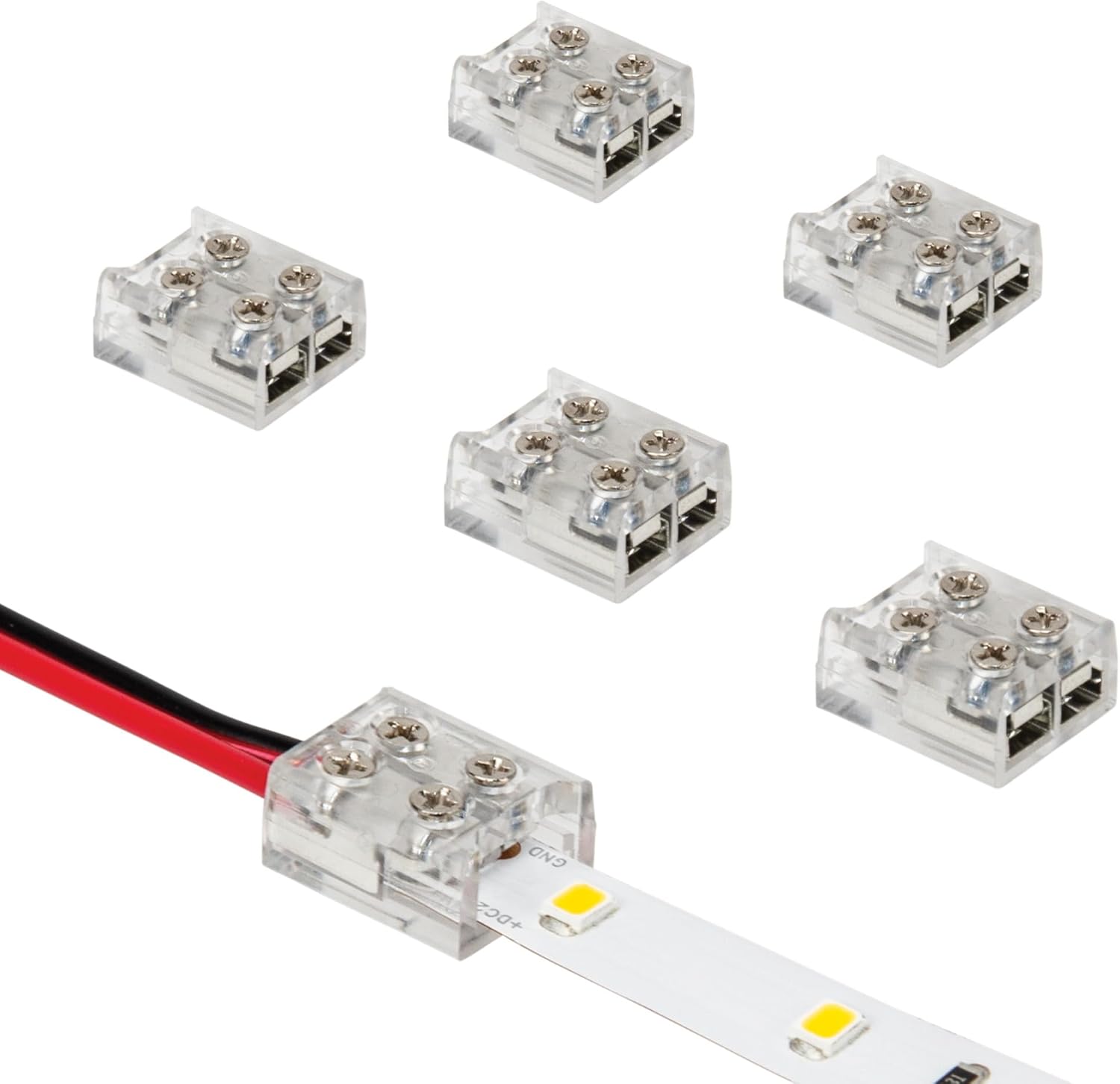 Armacost Lighting 2 Pin LED Strip Connectors 6-Pack