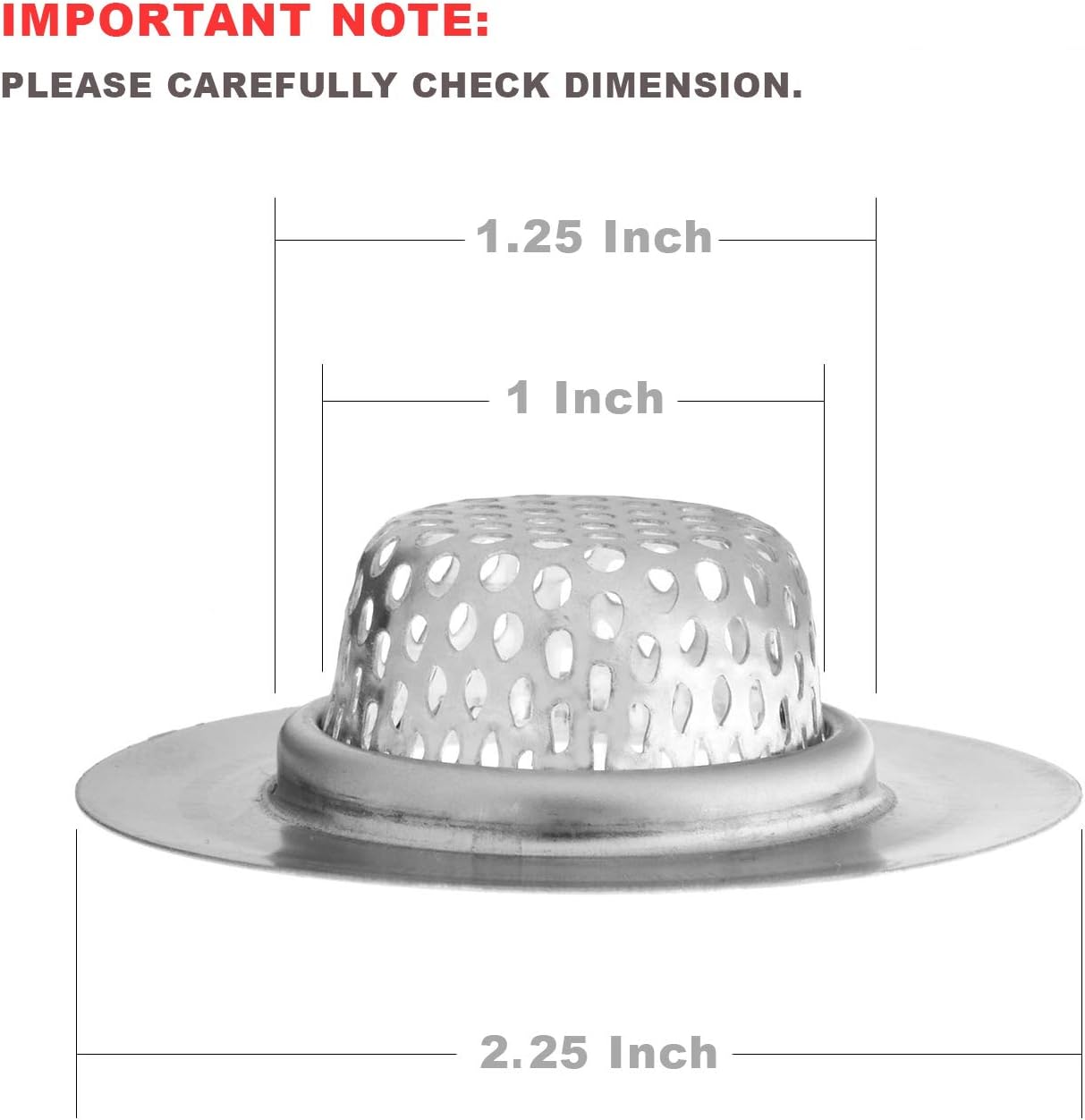 4 Pack Bathroom Sink Strainers and Stopper Plug Combo