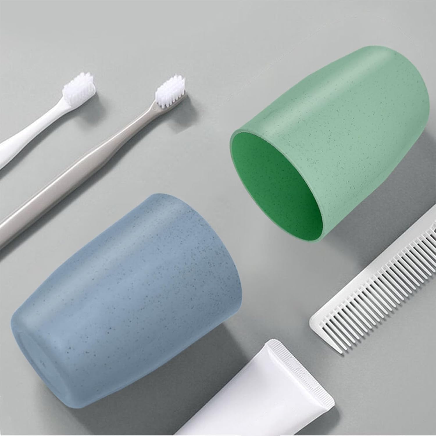 4 Pcs Modern Toothbrush Cup Holder for Home and Travel