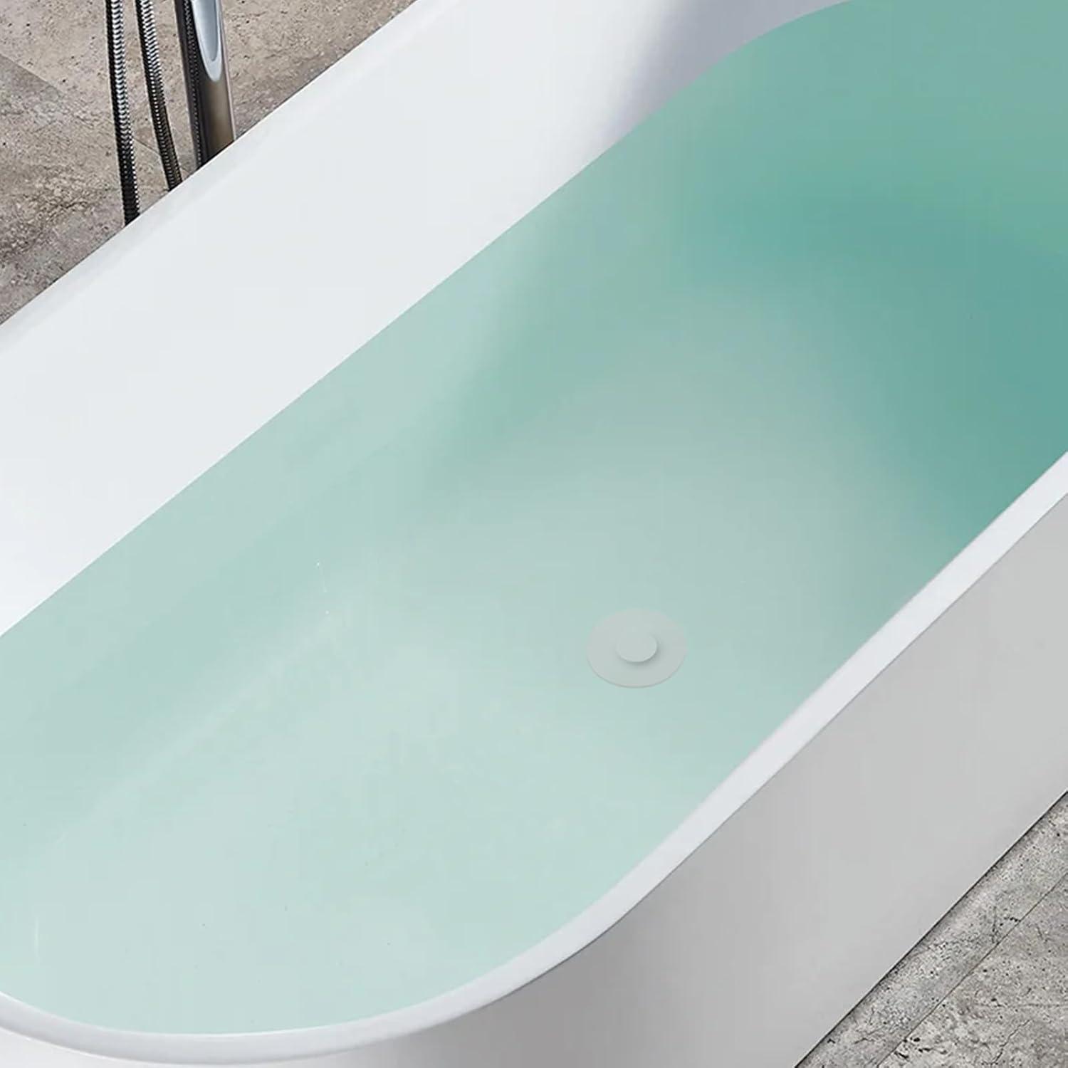 Aluvor 2pcs Silicone Bathtub Sink Stopper
