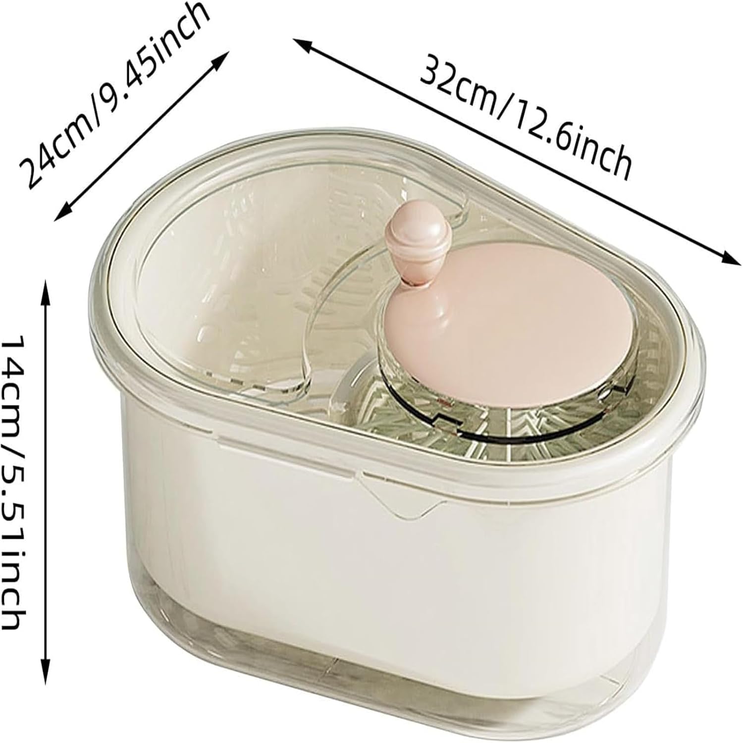 Portable Fruit Scrubbers with LIDS - Green 1