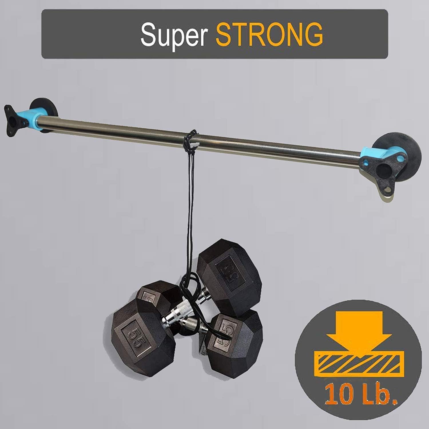 Pmsanzay Magnetic Towel Bar - 18 Inch Stainless Steel No Towel