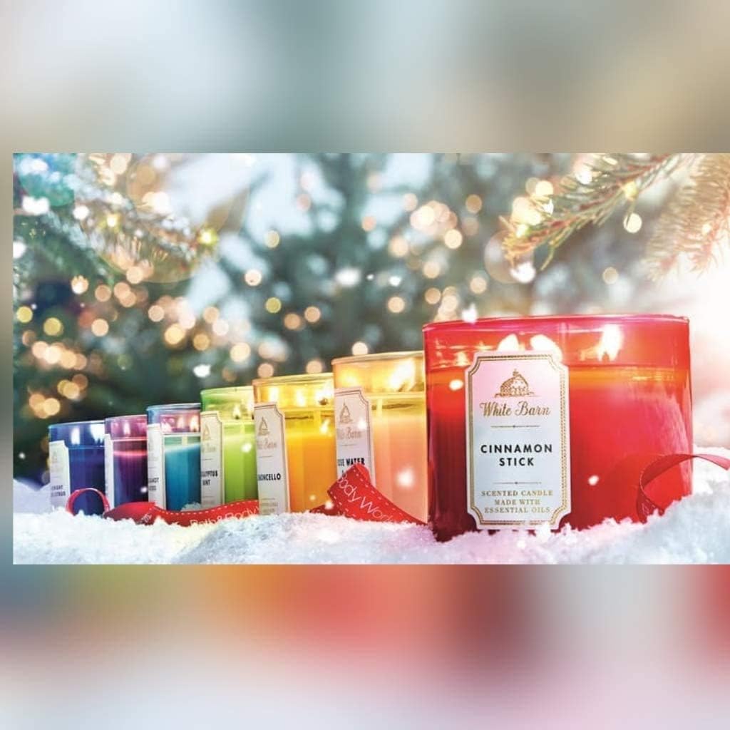 White Barn Peach Bellini Scented Candle 3 Wick 145 oz 1
