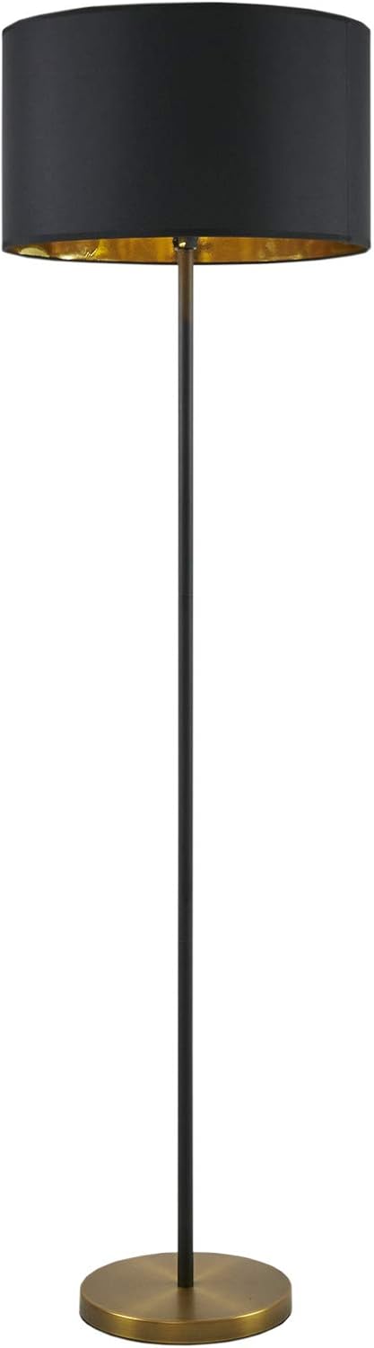 INKIVY Modern Floor Lamp with Gold and Black Design