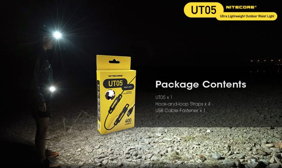 Nitecore UT05 Outdoor Waist Light 400 Lumens 1