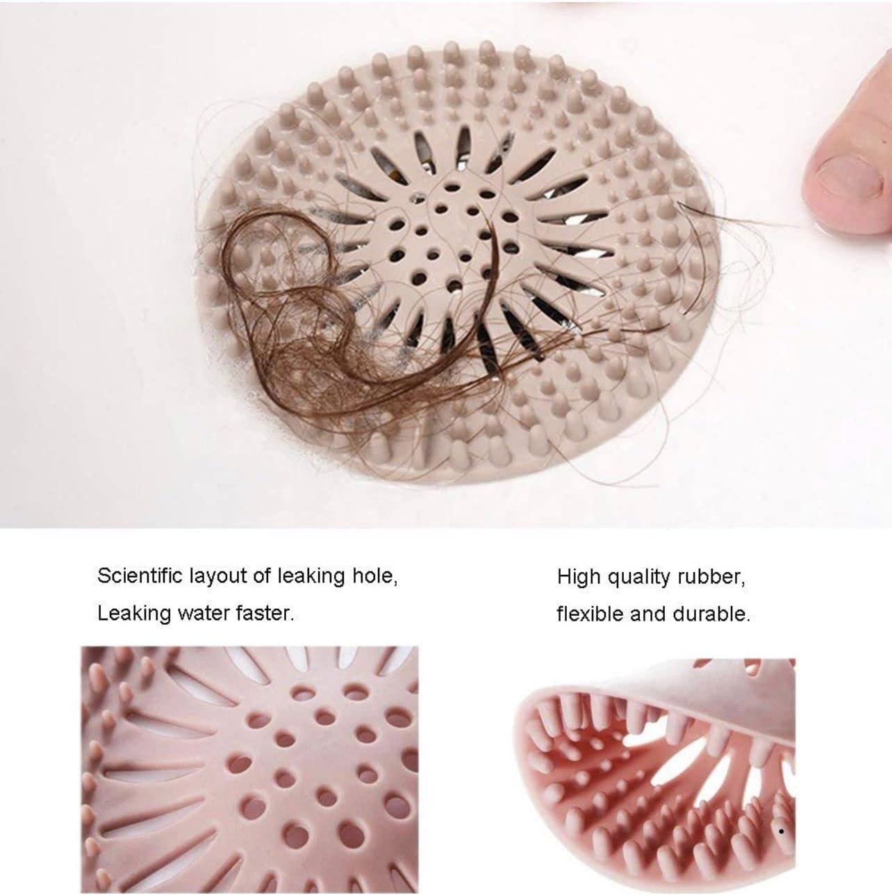 Durable Silicone Hair Catcher 5in1 Pack