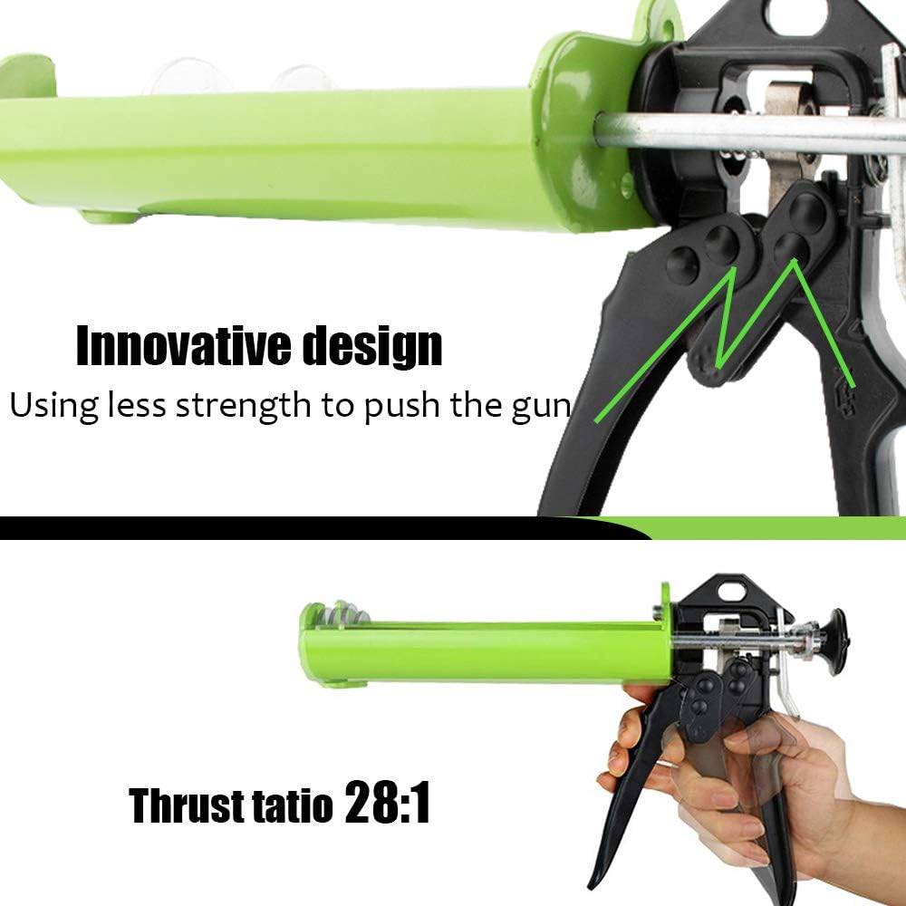 CJGQ Epoxy Gun 400mL 11 Mix Dual Component Adhesive Applicator