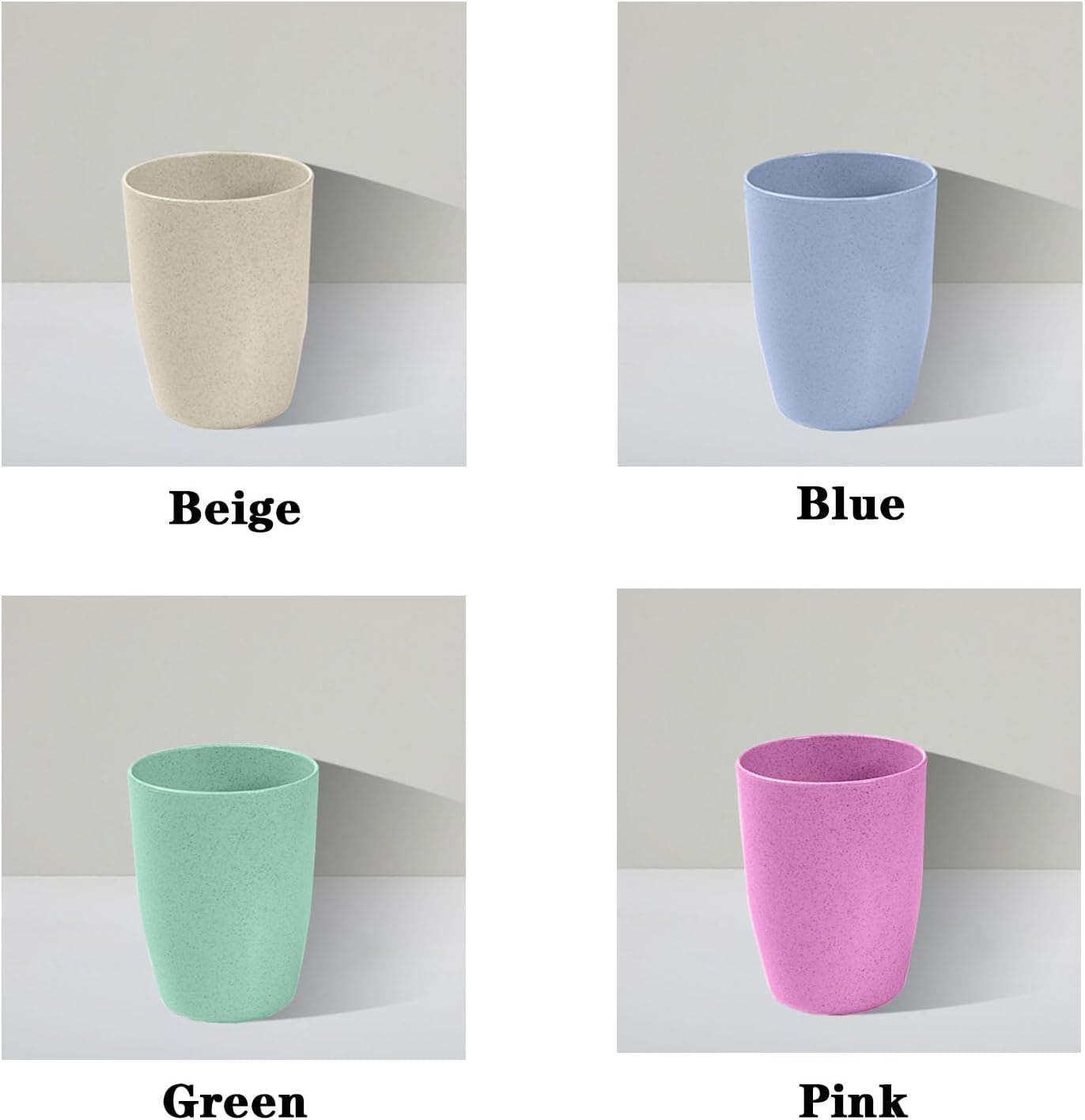 4 Pcs Modern Toothbrush Cup Holder for Home and Travel