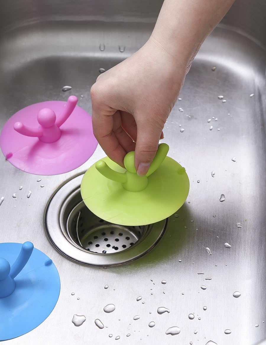 AKOAK Green Human-Shaped Floor Drain Plug 1