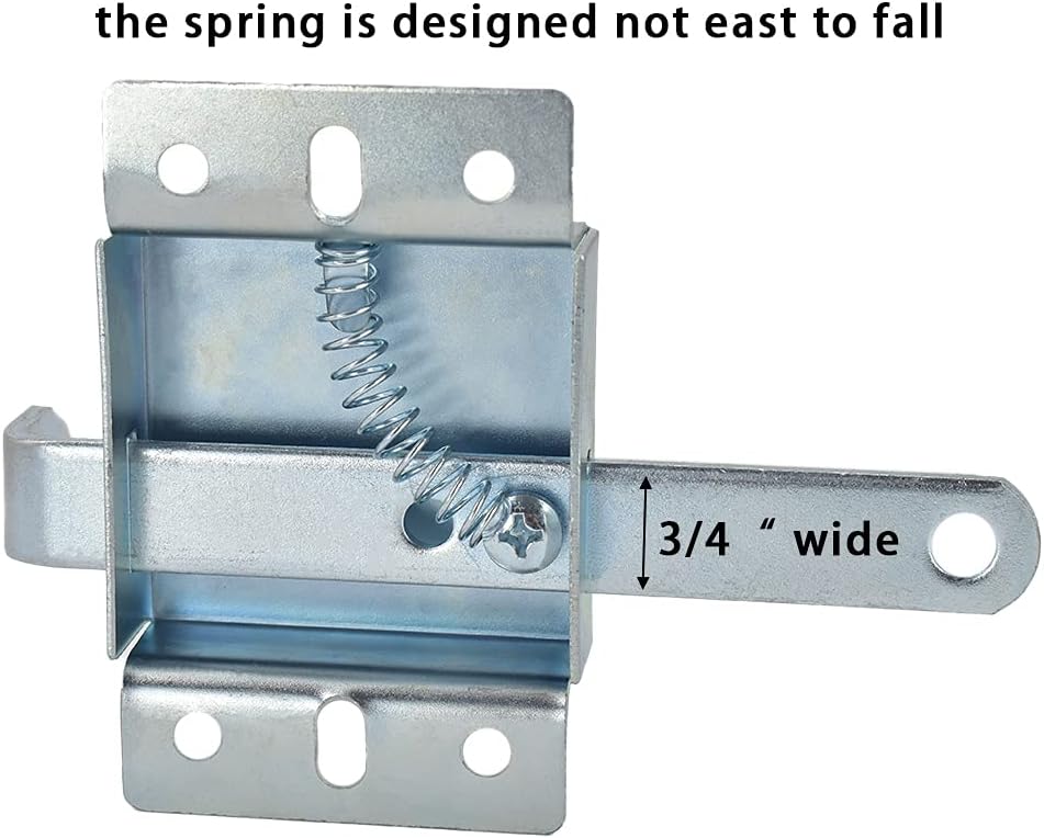 Garage Door Side Lock Inside Deadlock 2 Pack