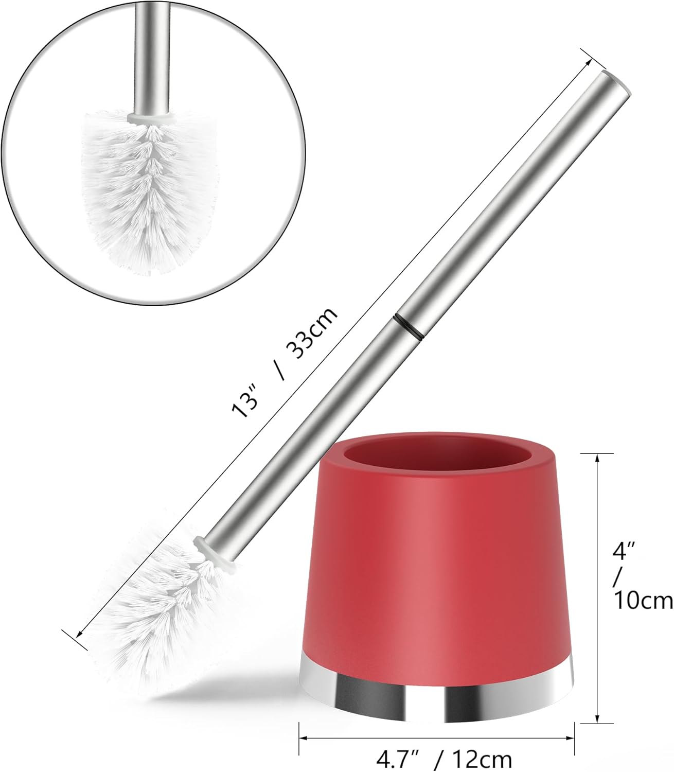 Blwan Toilet Brush and Holder Set 2 Pack 1