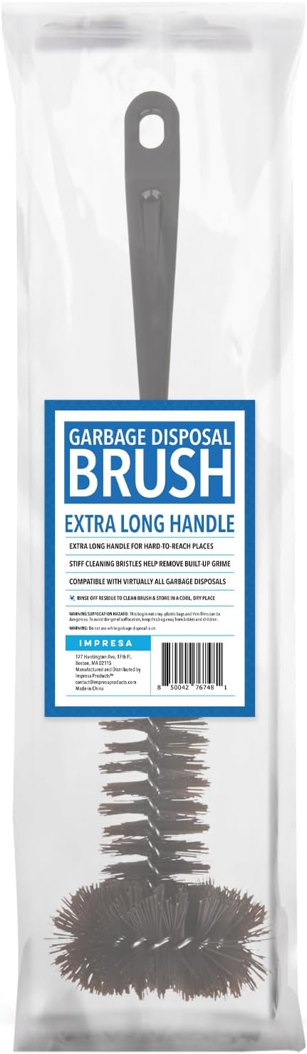 Impresa Garbage Disposal Cleaning Brush with Long Handle